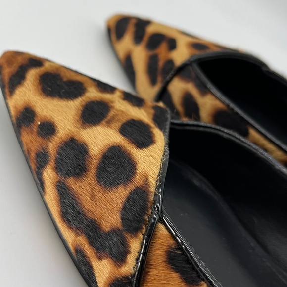 6M Nine West Leopard Print Cowhide Slings - Picture 2 of 9